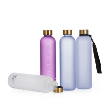 Free Sample Custom Plastic Water Bottles Amazon Top Seller BPA Free 32 oz Motivational Water Bottles with Time Maker